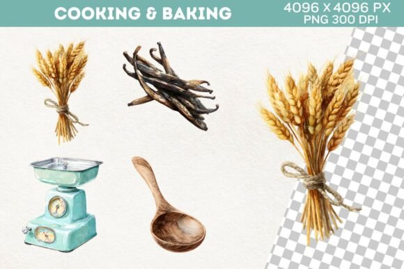 Download Mom’s Kitchen Watercolor Clipart Png - Watercolor clipart Collection