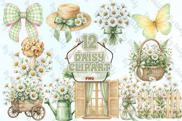 Download Daisy Watercolor Clipart PNG - Watercolor clipart Collection