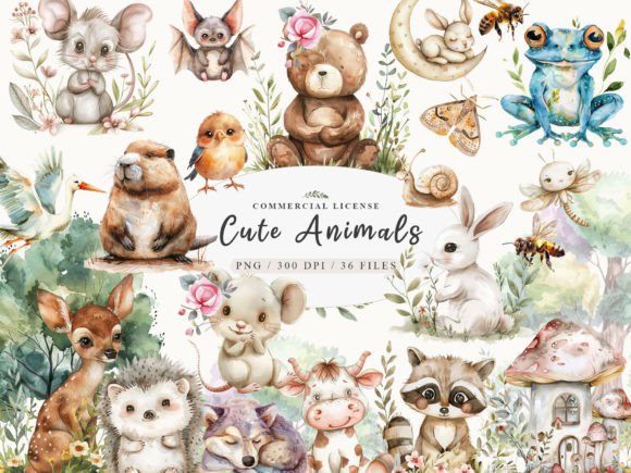 Download Woodland Animals Png, Cute Baby Animals - Cute baby animals Collection