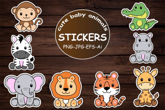 Download Cute Baby Animals Stickers - Cute baby animals Collection