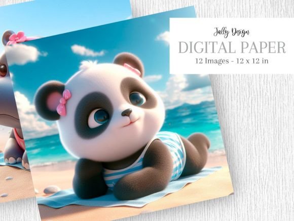Download Cute Baby Animals Laying on the Beach 8 - Cute baby animals Collection