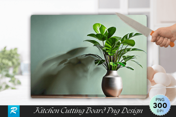 Download Potted Plant on a Table Cutting Board - Plant Collection