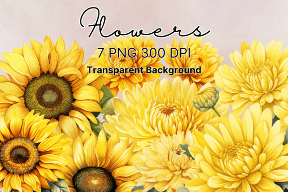 Download Flower Watercolor Clipart, Yellow Floral - Watercolor clipart Collection