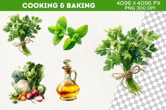 Download Mom’s Kitchen Watercolor Clipart Png - Watercolor clipart Collection