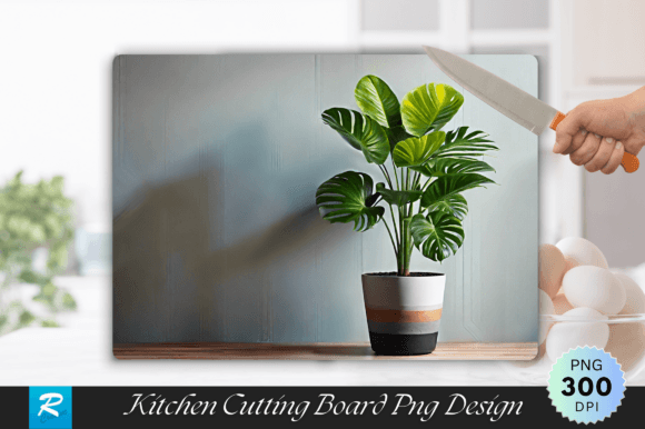 Download Potted Plant on a Table Cutting Board - Plant Collection
