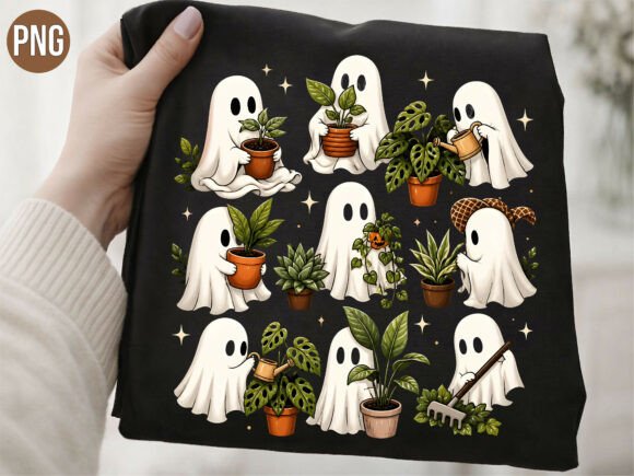 Download Ghost Garden Plant Lover Halloween Shirt - Plant Collection