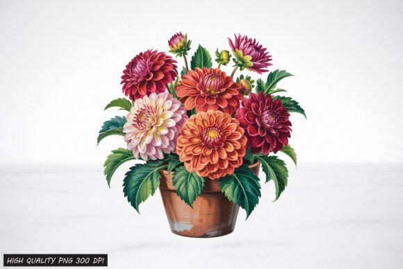 Download Realistic Potted Flower Clipart PNG File - Flower clipart png Collection